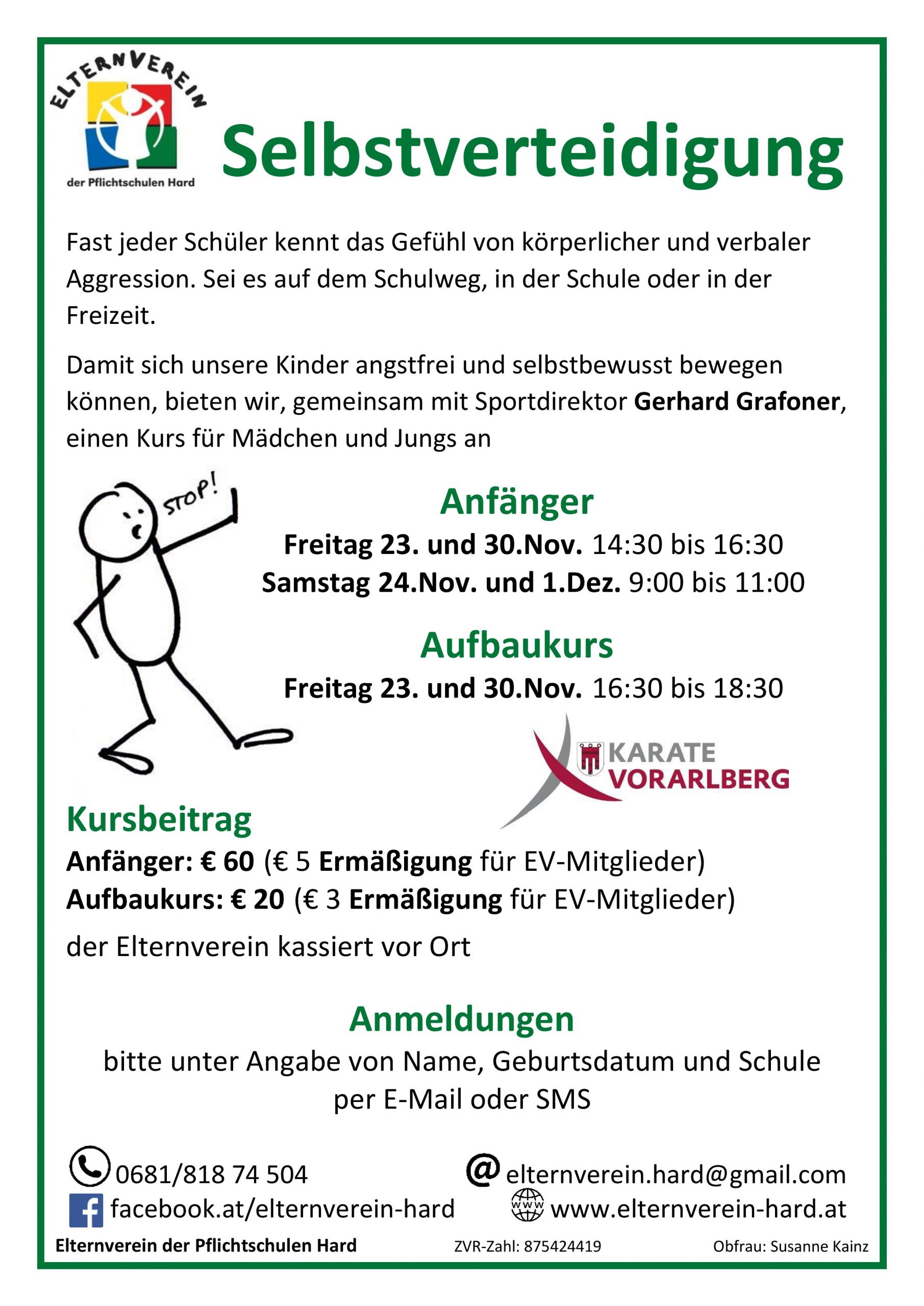 Selbstverteidigung für Kinder