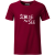 t-shirt weinrot
